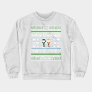 everlark christmas sweater pattern Crewneck Sweatshirt